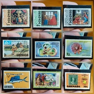 Old Stamps From Grenada/Sold Separately Stamp Collection Stamp Album Collection