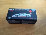1:64 Minigt No. 48 Acura NSX GT3 Gulf Racing #19 LHD USA Exclusive MGT00048-MJ ACURA OFFICIAL LICENS