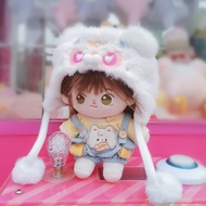 Labubu, 10cm, 20cm Cotton Doll Clothes Lion Awakening Headgear Hat Plush Accessories FL01.09