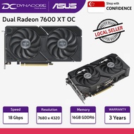 ASUS Dual Radeon™ RX 7600 XT OC Edition 16GB GDDR6