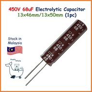 450V 68uF Electrolytic Capacitor KapasitorElco 13x50mm 13x46mm 450V68UF (1pc)