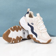 Skechers | รองเท้าผ้าใบหนังวัวหนาสำหรับผู้ชาย