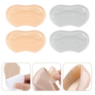 [Finevips1] Heel Cushion Pads Heel Liners Breathable Anti Slip for Shoes Too Big, Soft, Self Paste, Heel Sticker Protectors for Men Women