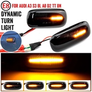For Audi A2 A3 8L A4 B5 A6 4B C5 A8 4D TT 8N Led Dynamic Side Marker Turn Signal Light moving Sequen