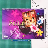 B4 Sketch Book 140gsm Buku Kertas Lukisan 15 Sheets