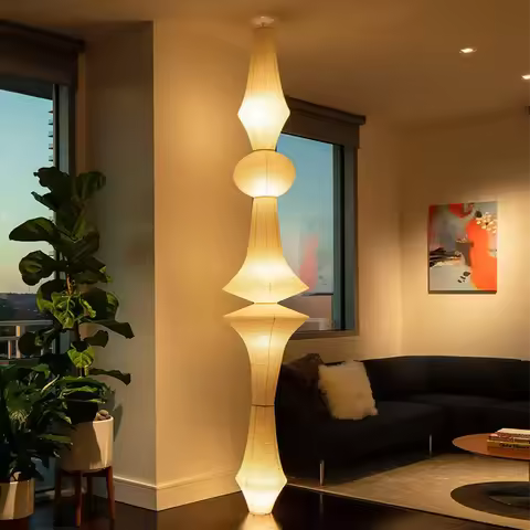 Rice Paper Pendant Light akari designer japanese lamp hanging white lamp for Dining stairwell lights