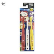 Ebisu - EBISU SNOOPY史努比 6歲以上兒童牙刷 3支裝【平行進口】