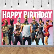 Fortnite | Fortnite Game Theme Birthday Party Decoration Background Fortnite Gamer Banner Boys Girls