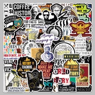 10/50 Fun historical retro stickers luggage DIY creative waterproof decorative stickers
