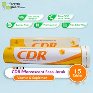 Cdr effervescent orange flavor contains 15 tablets / Vitamin C / Body Endurance Supplement