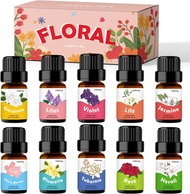 ▶$1 Shop Coupon◀  Floral Essential Oils, Holamay Premium Fragrance Oil for Candle Making, 5mlx10, So
