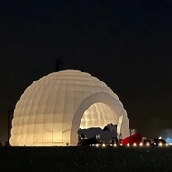 Portable LED Inflatable Igloo Dome Tent Inflatable Marquee Canopy Shelter with Air Blowerfor Exhibit