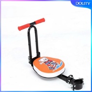 [dolity] Children Seat Padded Baby Bicycle Chair with Handrail Foldable Front Kid Seat for Electric 