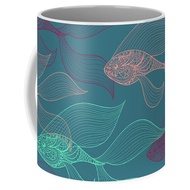 Beta Fish Animals Pattern Coffee Mug