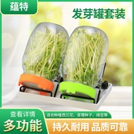 [in stock] 32OZ Mason jar, glass jar, wide-mouth bottle, bean sprout cup, storage jar, stainless ste