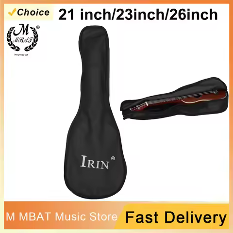 M MBAT 21/23/26 Inch Ukulele Bag Portable Guitar Backpack Ukulele Waterproof Backpack Soft Case Stor