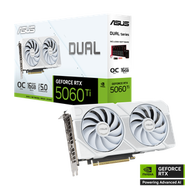 ASUS Dual GeForce RTX™ 5060 Ti 16GB GDDR7 White OC Edition 白色超頻版(DI-E506TD1)