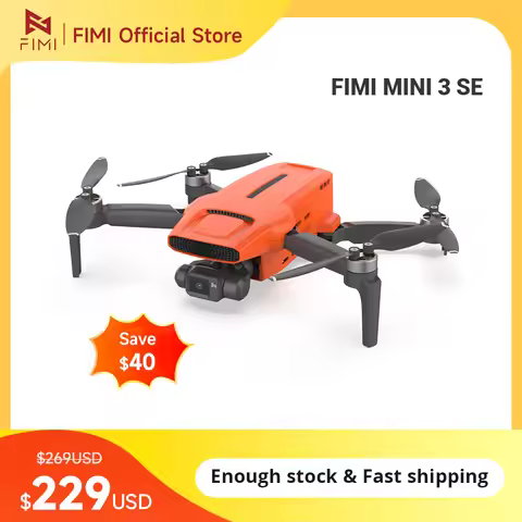FIMI MINI 3 SE new drone Hybrid 3-axis Gimbal 4K 30fps 9km range 245g Ultralight design 12MP smart t