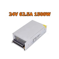 【วันสุดท้ายลดราคา】สวิตช์ชิ่ง24V หม้อแปลงไฟฟ้าสวิทชิ่ง 220VAC 24VDC 42A 1000W 50A 1200W 62.5A 1500W