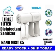 Nano spray gun sanitizer sprayer nano steam gun k5 nano spray Wireless health Electric mist spray