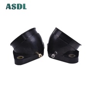 2Pcs 400cc คาร์บูเรเตอร์ยางท่อร่วมไอดีสายเชื่อมต่อสำหรับ Yamaha NOK XV400 Virago XV 400 XV500 XV 500