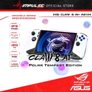 MSI Claw 8 AI+ Polar Tempest Edition A2VM; Copilot+ PC Handheld Gaming Console (Intel Ultra 7 258V, 