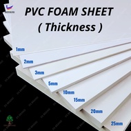 PVC FOAM BOARD A2, A1, A0 / MODELLING / ARCHITECTURAL MODEL MAKING / DIY ART AND CRAFT / 1mm, 2mm, 3