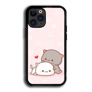 Hardcase Casing iphone 7 8 Plus X (S), XR, XS Max, 11 Pro Max, 12 Pro Max, 13 Chibi CatPro Max FF158