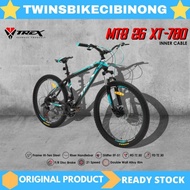 READY Sepeda Gunung MTB 26 TREX XT 780 Disc Brake 21 Speed