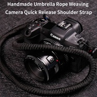 Hand-Woven Camera Quick Release Strap For SLR Canon R5/R6 850D Nikon Z5 Z6ii Micro Single Sony A7C A
