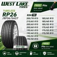WESTLAKE Tires 175/50R15 , 185/55R15 , 185/60R15, 195/55R15, 195/65R15, 205/65R15, 205/70R15 TUBELSS