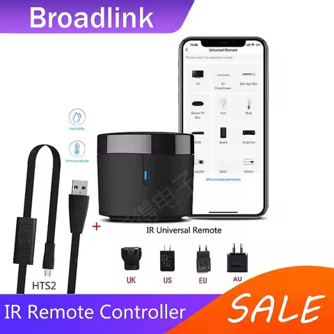 Broadlink RM4 MINI/HTS2 IR Remote Controller Air Conditioning TV Set-top Box Temperature Humidity Se