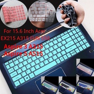 Ready Stock for 15.6 Inch Acer Aspire 3 A315 Aspire 5 A515 Ex215 A315 S50 Waterproof Dust-proof Silicone Keyboard Cover Protector
