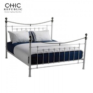 CHIC REPUBLIC ELIZABETH/180 เตียงนอนขนาด 6 ฟุต - สี ขาว