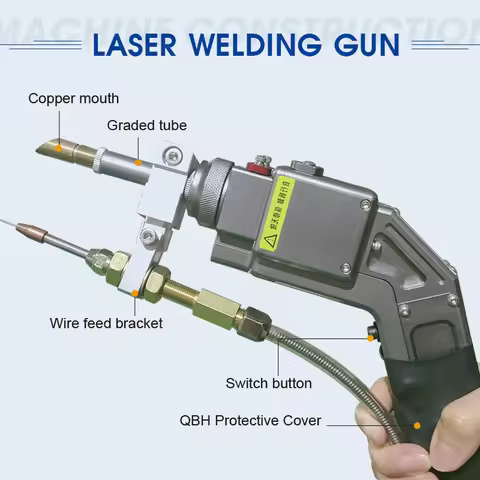 Russia and EU buyers handheld laser welder, laser welding machine with BWT laser and chaoqiang weldi