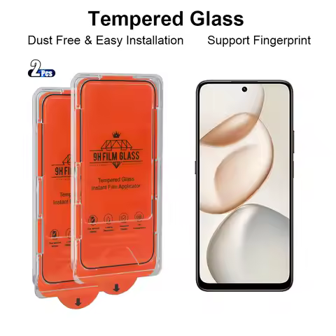 2pcs HD Tempered Glass for Honor X7d X7c X7a X70i 5G/4G Screen Protector Fingerprint-unlock Free Too