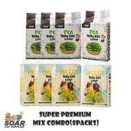 SOAR Premium Tofu Cat Litter Mix Millet Combo (8packs)