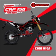 Decal CRF 150l Full Body - CRF 150l Motorcycle Sticker - CRF 150l Sticker Variation Simple Accessori