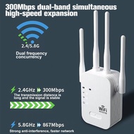 4Antenna Wifi Repeater 400Mbps Fast Speed WiFi Range Extender 2.4G High Speed,M)Wireless(boSignal}