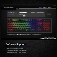 Tecware Phantom 104 Rgb Mechanical Gaming Keyboard Outemu Blue Switch