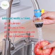 6-stage water filter, effectively filters dirt