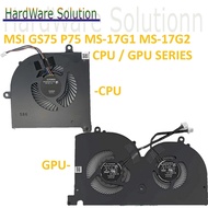 MSI GS75 Stealth P75 Creator MS-17G1 MS-17G2 BS5005HS-U3I BS5005HS-U4Q CPU / GPU Laptop Cooling Fan