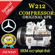 MERCEDES-BENZ W212 6PK 6SBU16C 3 PIN 3 LEG DENSO ND COMPRESSOR/ KOMPRESOR (CAR AIRCOND SYSTEM)