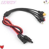 LEAFZY  Panel Extension Cable, MC4 to DC5521 7909 XT60 Female Connector 1m Length  Wire, Connector 4