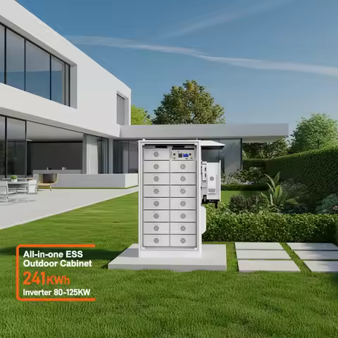 Lifepo4 200ah 314Ah 100kw 200kw 215kwh 241kwh High Voltage Home Energy Storage Battery with Deye Hyb