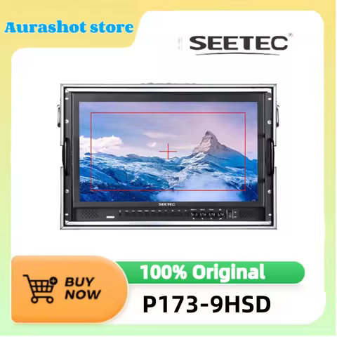 SEETEC P173-9HSD-CO 17.3" Full HD Monitor 1920×1080 3G-SDI HDMI 4K Input Tally Light for Broadcast L