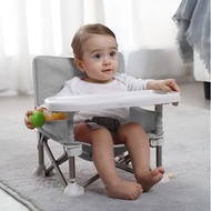 Foldable Baby Seat Booster High Chair - Portable Toddler Booster Seat -Lightweight Easy Travel Folding Booste