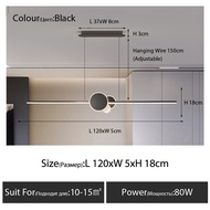SUNMEIYI Dining room lamp chandelier one word lamp Ceiling Lights modern minimalist minimalist light