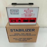 PROMO- STABILIZER MATSUNAGA 500 WATT/STAVOL MATSUNAGA 500 VA