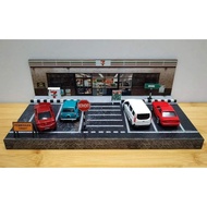 Hot wheels size shop display base (7 Eleven) - Papercraft